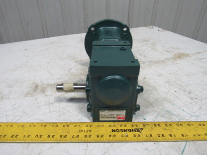 Baldor 176A15R14 15:1 Ratio 1750RPM 1.27Hp Input 117RPM Out Gear Reducer
