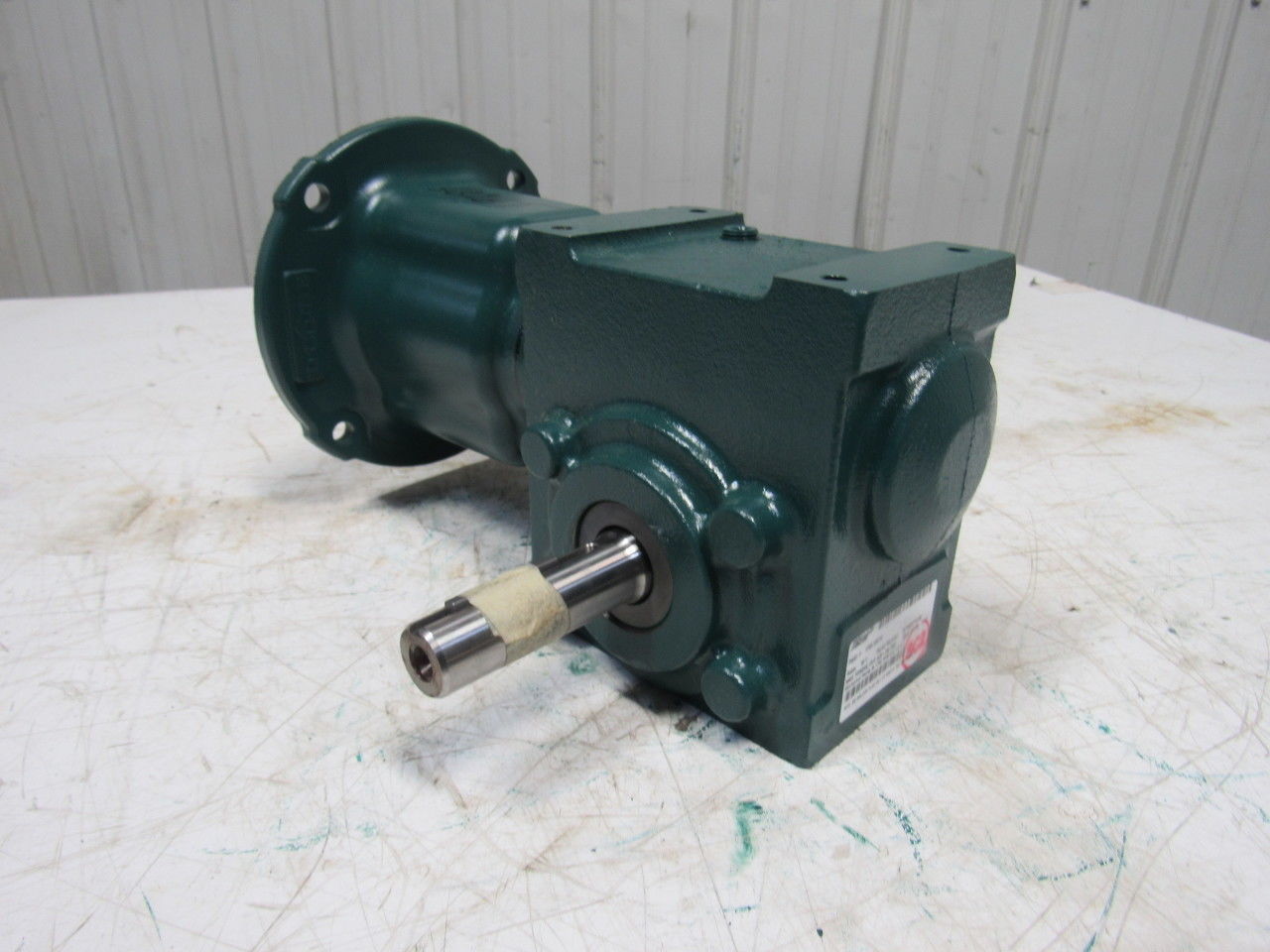 Baldor 176A15R14 15:1 Ratio 1750RPM 1.27Hp Input 117RPM Out Gear Reducer