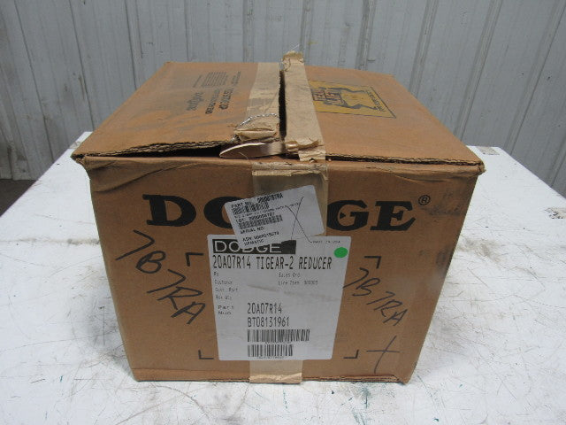 Dodge 20A0R14 7.5:1 Ratio 1750RPM 2.78Hp Input 233RPM Out RH Gear Reducer
