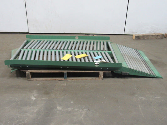 Roach Herringbone Singulator Gravity Roller Conveyor Roller Ramp 35"x 72" OAL