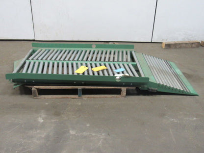 Roach Herringbone Singulator Gravity Roller Conveyor Roller Ramp 35"x 72" OAL