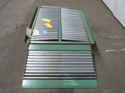 Roach Herringbone Singulator Gravity Roller Conveyor Roller Ramp 35"x 72" OAL