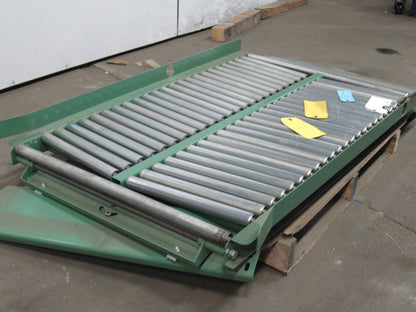 Roach Herringbone Singulator Gravity Roller Conveyor Roller Ramp 35"x 72" OAL