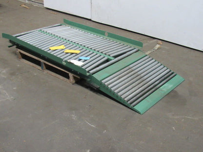 Roach Herringbone Singulator Gravity Roller Conveyor Roller Ramp 35"x 72" OAL