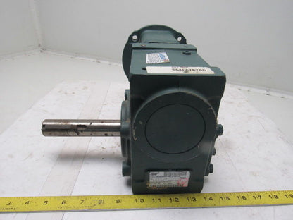 Dodge 23A20R14SL414FH 20:1 Ratio 1750RPM 2Hp In 87.5RPM 5" Shaft RH Out Gear Box
