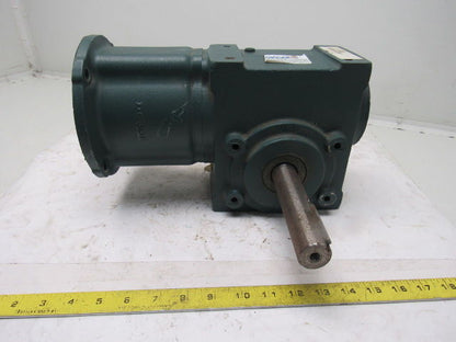 Dodge 23A20R14SL414FH 20:1 Ratio 1750RPM 2Hp In 87.5RPM 5" Shaft RH Out Gear Box
