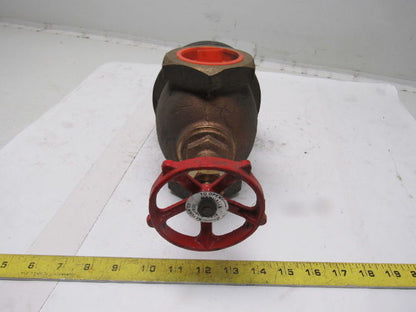 Magnetron MO36A-47 2" Brass Solenoid Valve W/ Manual Override 120V