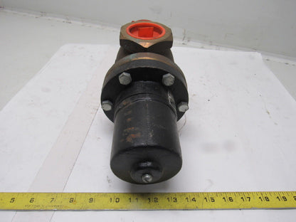 Magnetron MO36A-47 2" Brass Solenoid Valve W/ Manual Override 120V