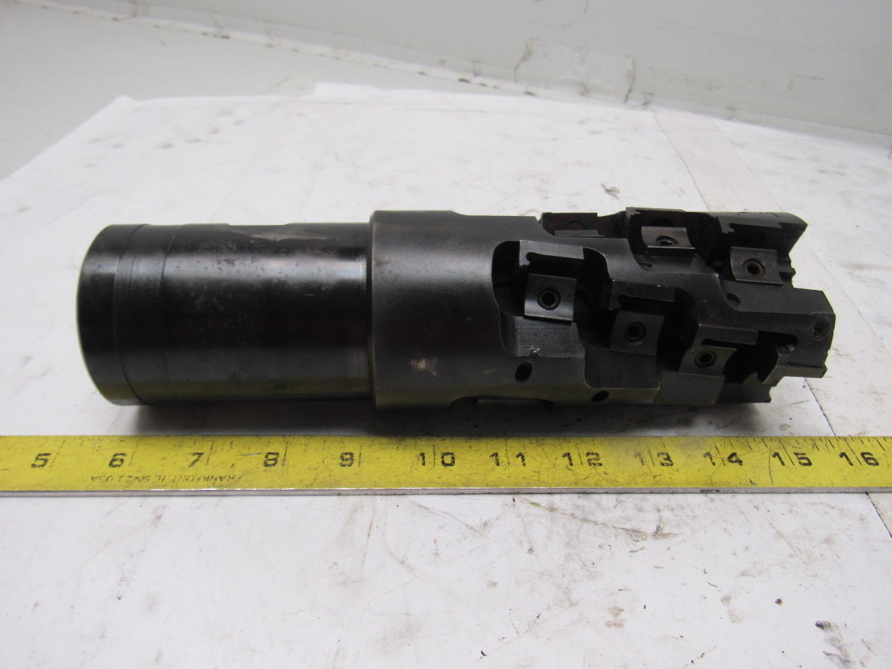 Lovejoy L720-206R 3" Indexing 16 Insert 4 Flute End Mill 2-1/2" Combo Shank
