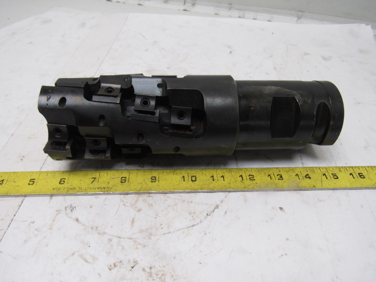 Lovejoy L720-206R 3" Indexing 16 Insert 4 Flute End Mill 2-1/2" Combo Shank