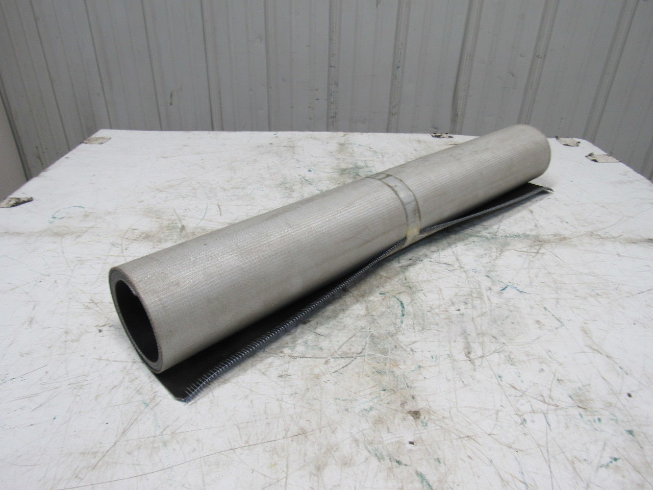 PRL2-90 30" 2 Ply Woven Back Ribbed Incline Conveyor Belt 5'