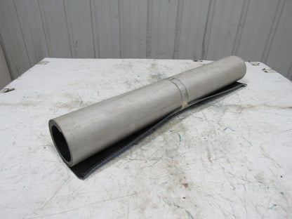 PRL2-90 30" 2 Ply Woven Back Ribbed Incline Conveyor Belt 5'