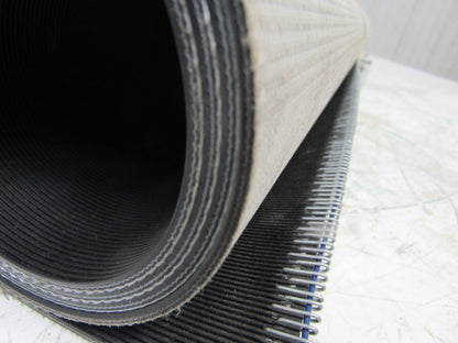 PRL2-90 30" 2 Ply Woven Back Ribbed Incline Conveyor Belt 5'