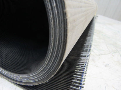 PRL2-90 30" 2 Ply Woven Back Ribbed Incline Conveyor Belt 5'