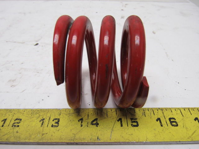 Red Die Springs 1-53-64" Tall 1.700Bore 5/16" Wire Thickness Lot Of 4