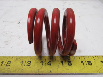 Red Die Springs 1-53-64" Tall 1.700Bore 5/16" Wire Thickness Lot Of 4