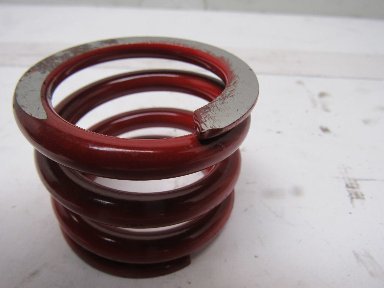 Red Die Springs 1-53-64" Tall 1.700Bore 5/16" Wire Thickness Lot Of 4