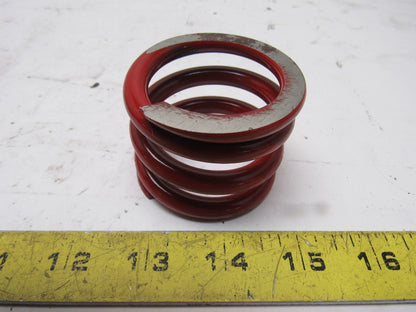 Red Die Springs 1-53-64" Tall 1.700Bore 5/16" Wire Thickness Lot Of 4