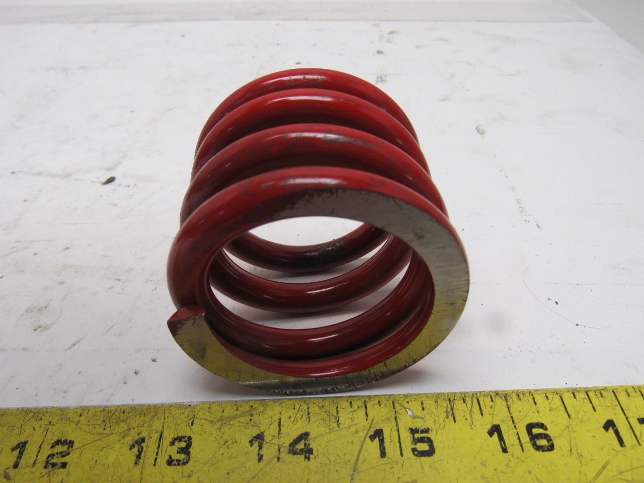 Red Die Springs 1-53-64" Tall 1.700Bore 5/16" Wire Thickness Lot Of 4