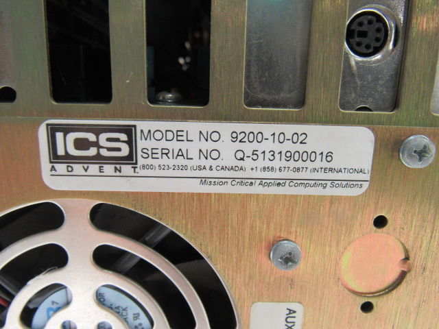 ISC 9200-10-02 120/230V 50/60Hz 10 Slot Chassis PLC Assembly