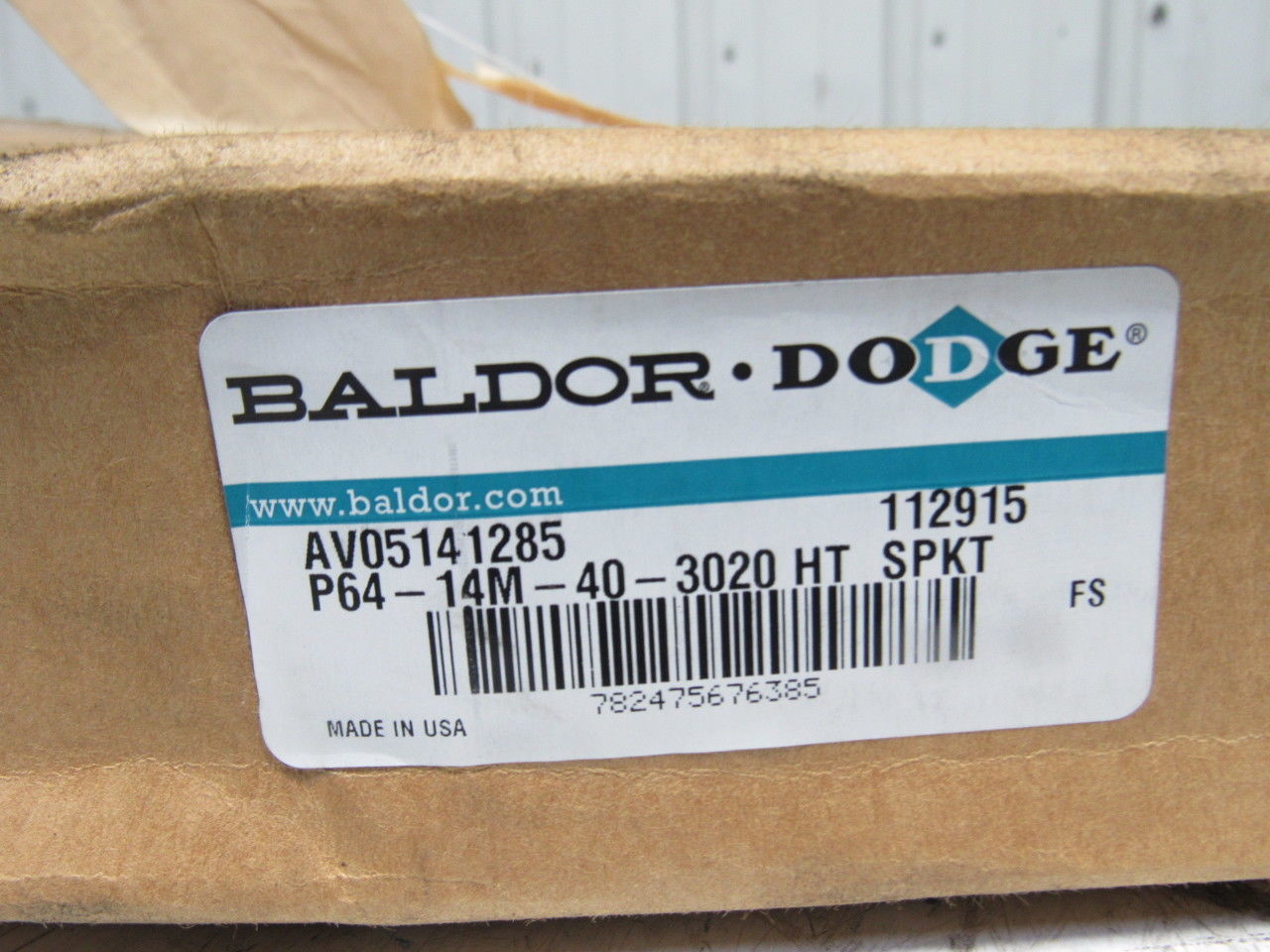 Dodge P64-14M-40-3020 High Torque HTD 40mm Timing Belt Sprocket 64T Taper Lock