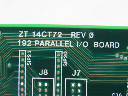 Ziatech ZT 14CT72-S141 Rev 0 192 Parallel I/O Board