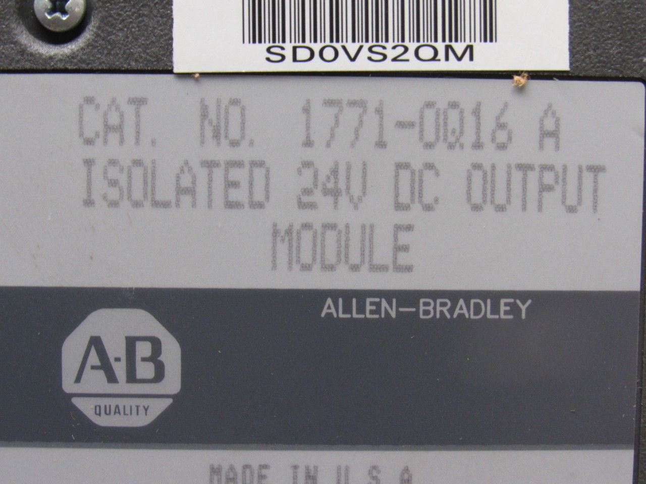 Allen Bradley 1771-0Q16 A Series A 24V Dc Isolation Module