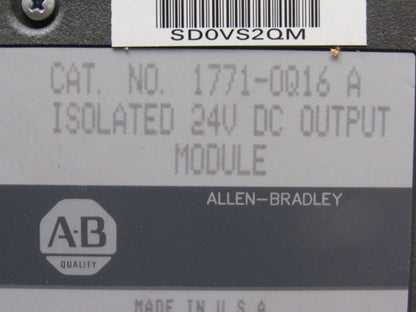 Allen Bradley 1771-0Q16 A Series A 24V Dc Isolation Module