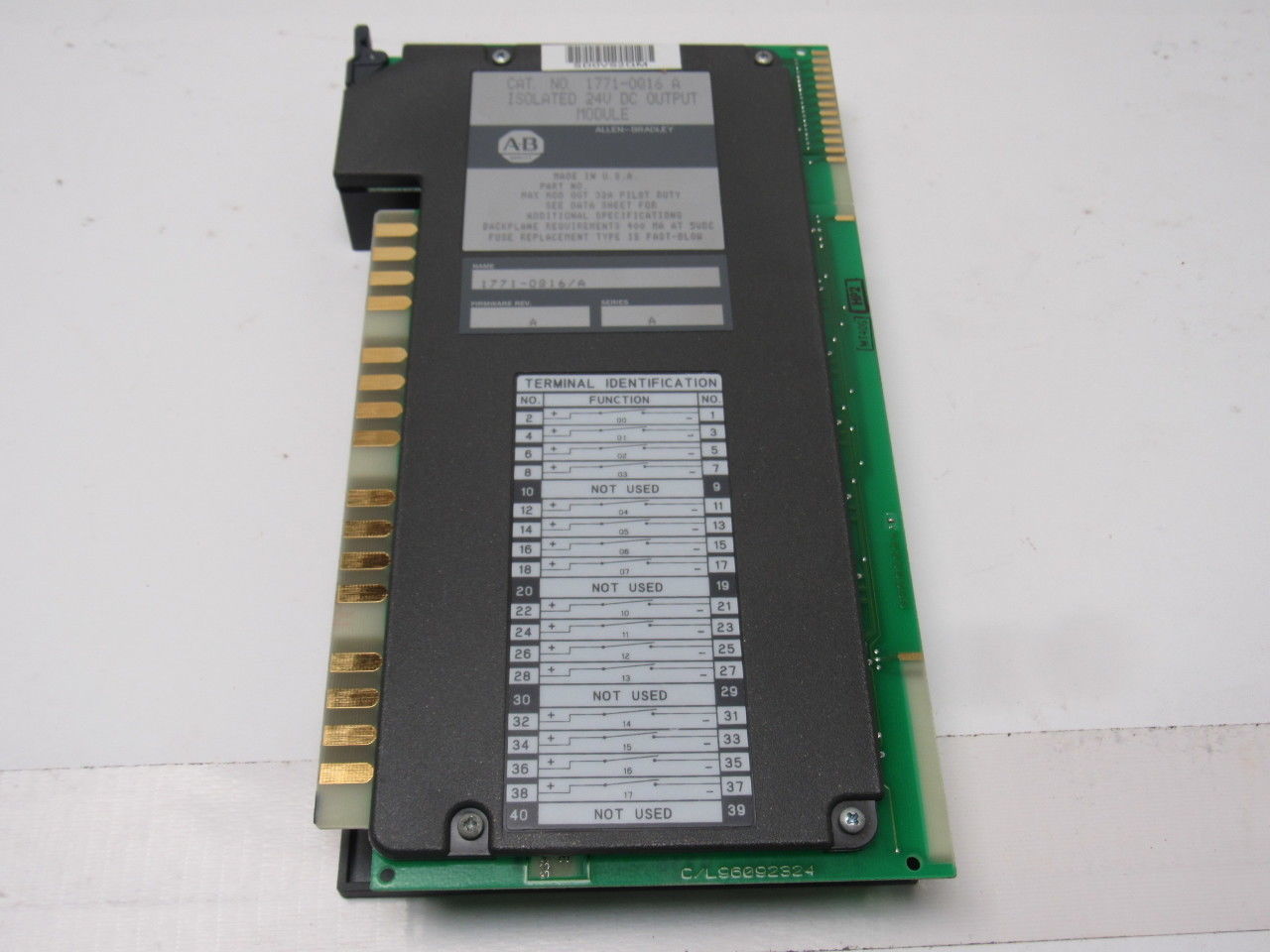 Allen Bradley 1771-0Q16 A Series A 24V Dc Isolation Module