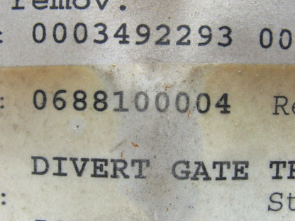 Dematic 0688100004 Divert Gate Tray 70 Dur. Urethane Sortation Conveyor