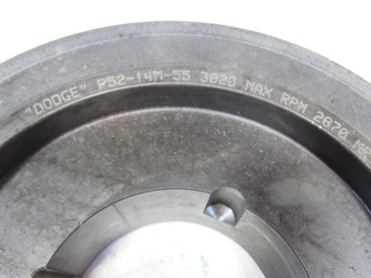 Dodge P52-14M-55 High Torque HT200 52mm Timing Belt Sprocket 52T Taper Lock