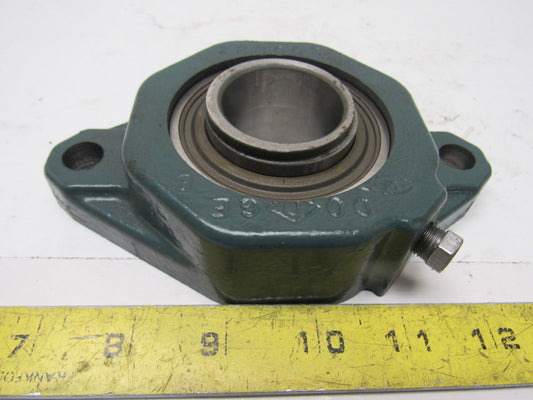 Dodge F2B-SXR-107NL-MOD 1-7/16" Bore 2 Bolt Flange Mount Ball Bearing