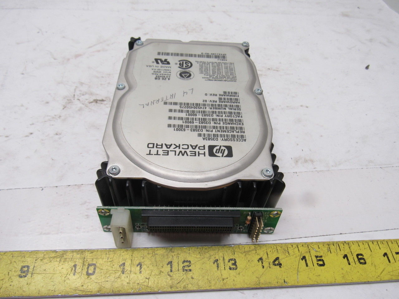 Hewlett Packard D3583A Harware Rev 02 FW Rev D b