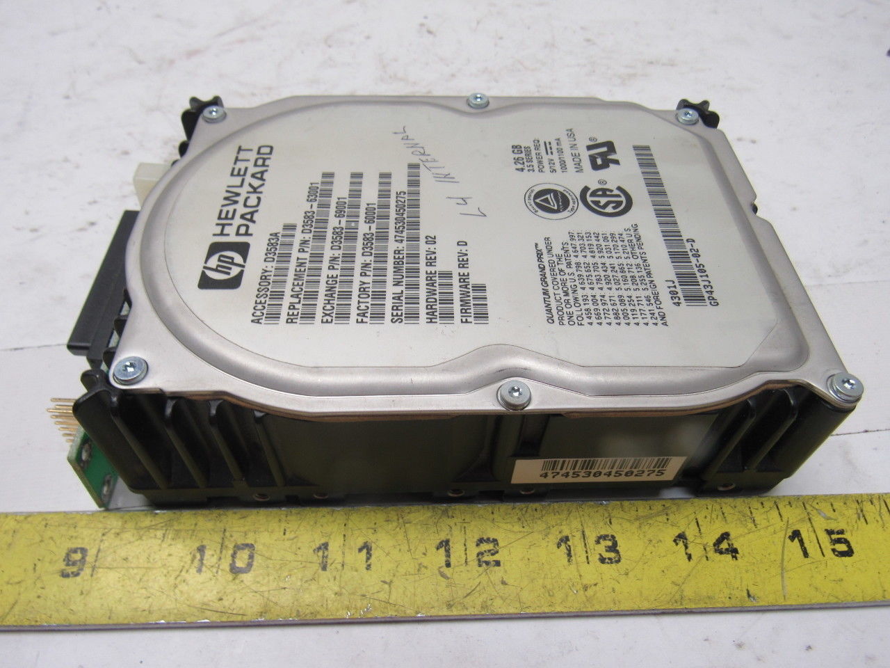 Hewlett Packard D3583A Harware Rev 02 FW Rev D b
