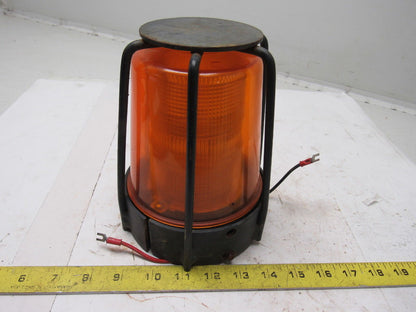 JW Speakers Model 541 Amber Lens Strobe Forklift Beacon Light With Cage 36V