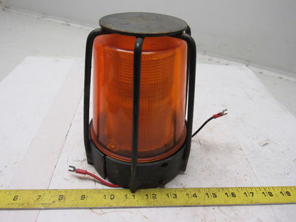 JW Speakers Model 541 Amber Lens Strobe Forklift Beacon Light With Cage 36V