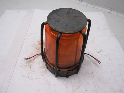 JW Speakers Model 541 Amber Lens Strobe Forklift Beacon Light With Cage 36V