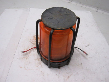 JW Speakers Model 541 Amber Lens Strobe Forklift Beacon Light With Cage 36V