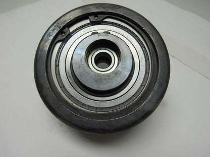 Dematic 5-1/2" x 2-1/4" Crowned Face End Pully W/ Cam  Attachment 5/8" Bore
