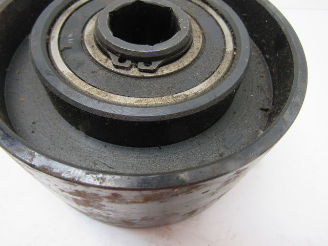 5-1/2" x 2-5/8" Crowned Face End Pully 1-1/8" Hexagonal Bore
