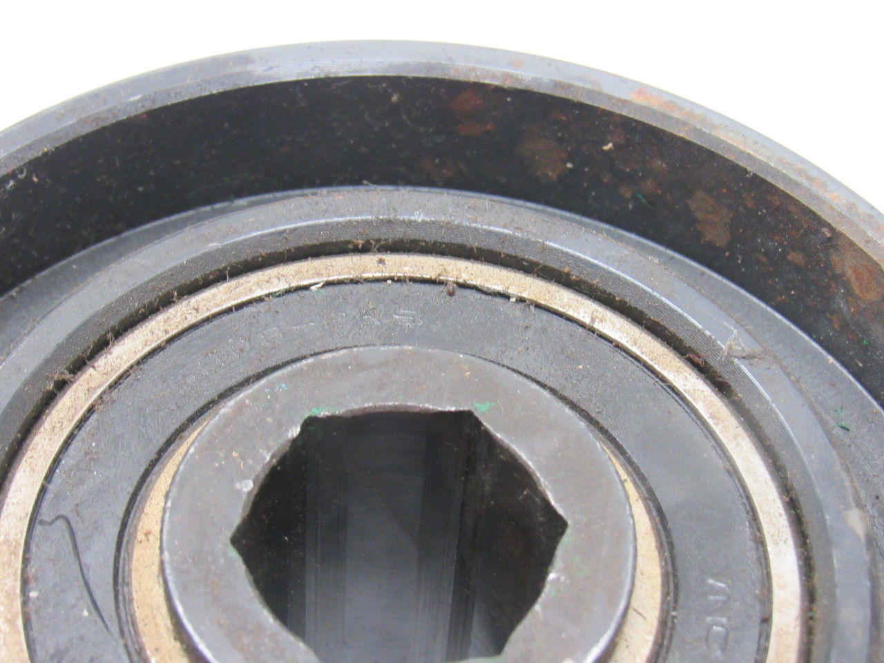 5-1/2" x 2-5/8" Crowned Face End Pully 1-1/8" Hexagonal Bore