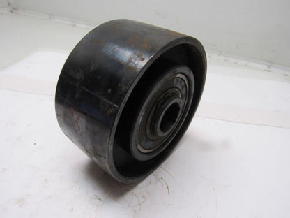 5-1/2" x 2-5/8" Crowned Face End Pully 1-1/8" Hexagonal Bore