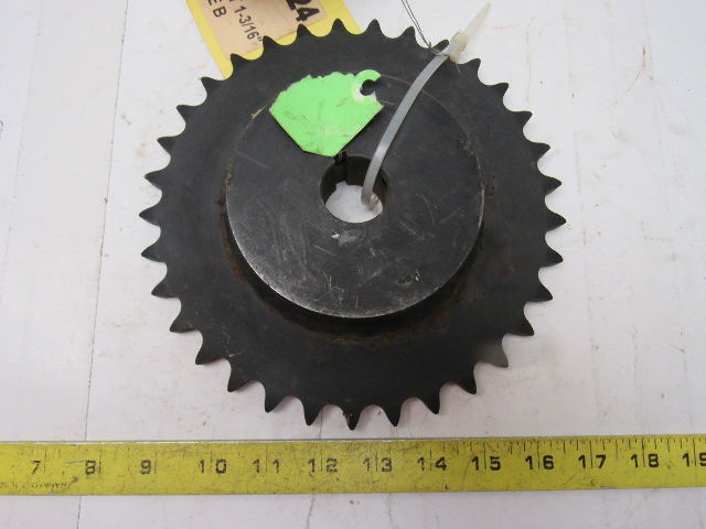#60 Single Strand Roller Chain Sprocket 33T 1-3/16" Bore