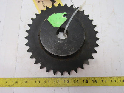 #60 Single Strand Roller Chain Sprocket 33T 1-3/16" Bore