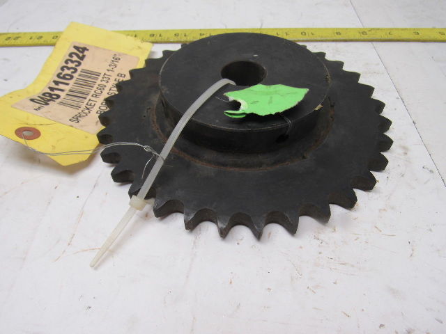 #60 Single Strand Roller Chain Sprocket 33T 1-3/16" Bore