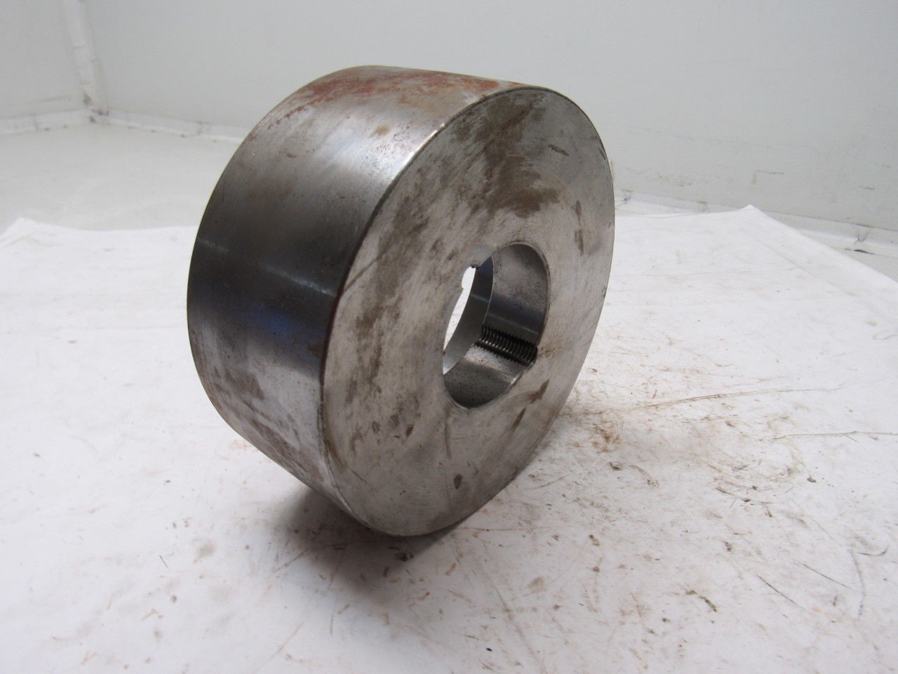 Micro MFG 5.66" x 2-3/8" Wide Crowned Face Drive Pulley 1610 Bushing Bore