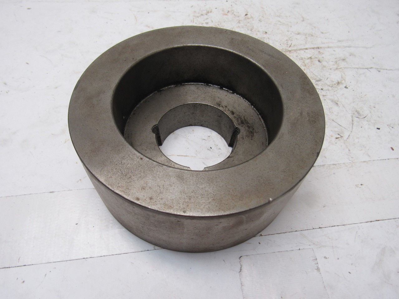 5.96" x 2-3/8" Wide Crowned Face Drive Pulley 1610 Bushing Bore