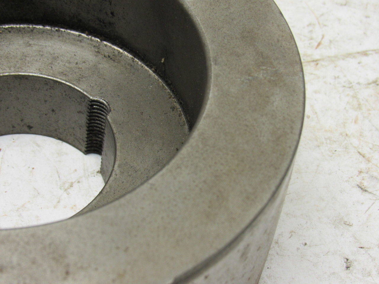 5.96" x 2-3/8" Wide Crowned Face Drive Pulley 1610 Bushing Bore