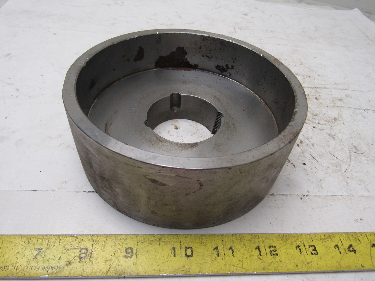 6.32" x 2-3/8" Wide Crowned Face Drive Pulley 1610 Bushing Bore