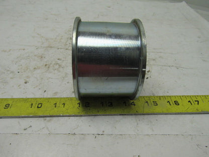 3" OD Snubber Roller 2" Wide Belt 1-1/8" Hex Bore Lot Of 2